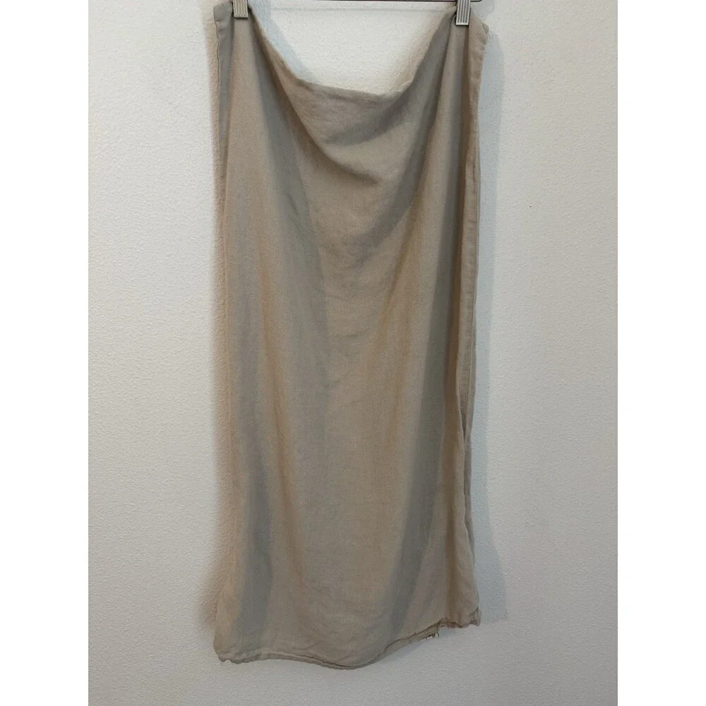 MagicLinen Pillowcase king Unisex Standard Sand Tan 100% Linen Beige Sand 1 Case